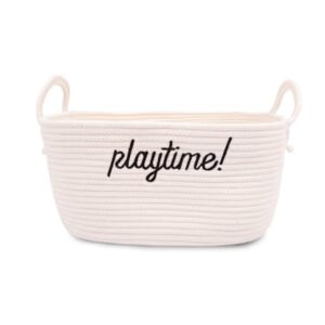 Harry Barker White Playtime Dog Toy Bin, X-Large