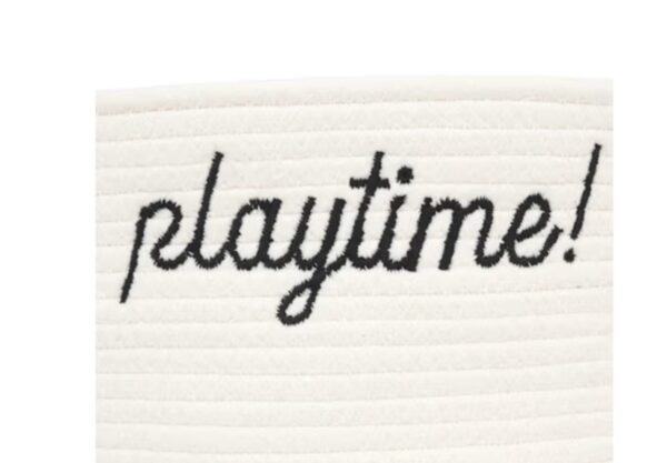 Harry Barker White Playtime Dog Toy Bin, X-Large